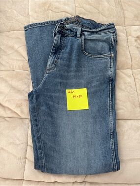Wrangler Men's Slim Straight Jeans in Faded Blue